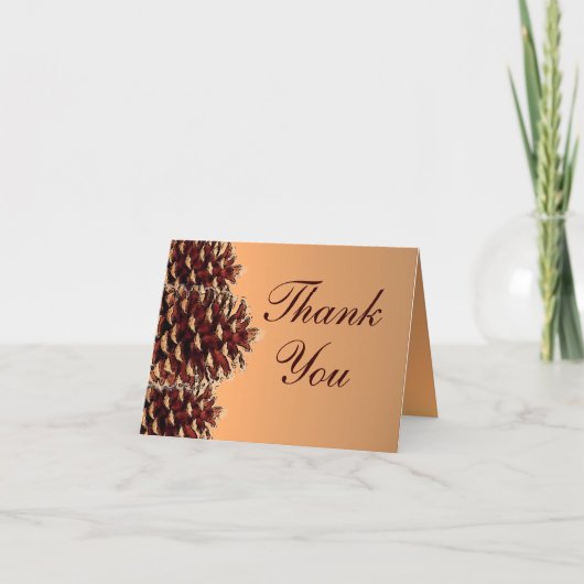 ピネコ素朴ン秋カスタムサンキューカード サンキューカード (正面)