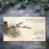ピネコ素朴ン |ウッドランドパインコーン 名刺