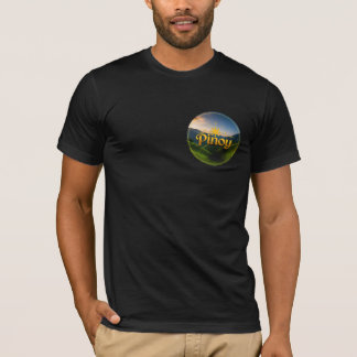 ピノイの誇り：金と緑の国 Tシャツ