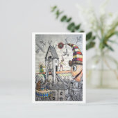 ピノキオおもしろい ポストカード (スタンド正面)