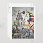 ピノキオおもしろい ポストカード (正面/裏面)