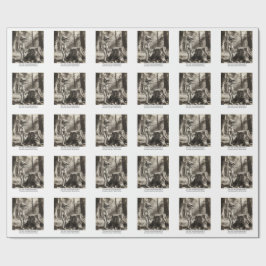 ピノキオと彼の母の唯一の知られた写真 ラッピングペーパー