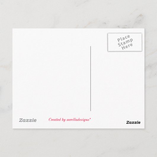 ピノキオ ポストカード (裏面)