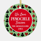 ピノクルの季節が大好き セラミックオーナメント (正面)