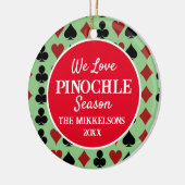 ピノクルの季節が大好き セラミックオーナメント (左)