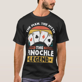 ピノクル伝説 - カードゲーム 楽しいピノクル Tシャツ