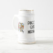 ピノクル女王ビールジョッキ ビールジョッキ (正面左)