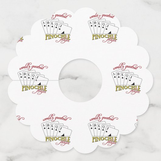 ピノクル棋士 ワイングラスタグ (正面)