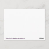 ピノノワインクルードブハガキ ポストカード (裏面)