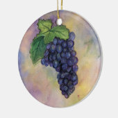ピノノワワインブドウオーナメント セラミックオーナメント (左)