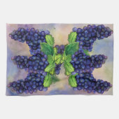 ピノブドックスキッチンタオル赤ワインアートデコール キッチンタオル (横)