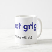 ピノ・グリジオが大好き! コーヒーマグカップ (正面右)