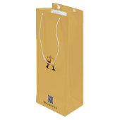 ピノ・グリジオのTとして役に立たないおもしろい ワインギフトバッグ (裏面アングル)