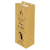 ピノ・グリジオのTとして役に立たないおもしろい ワインギフトバッグ (正面アングル)