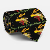 ピノ・グリジオ・ワインのメイド ネクタイ (ロール)