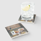 ピノ・グリジオ ワインペアリング/キッチンを極める ストーンコースター (横)