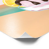 ピパビーチブラジルバケーションポスター フォトプリント            (角)