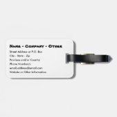 ピパーソナライズされたザ ラゲッジタグ (裏面横)