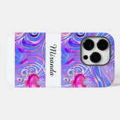 ピパーソナライズされたッエレガントクハートiPhone 14 Proケース Case-Mate iPhoneケース (裏面 (横))