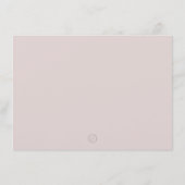 ピパーソナライズされたックシンプルモダン縁ど止 サンキューカード (裏面)