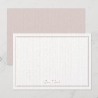 ピパーソナライズされたックシンプルモダン縁ど止 サンキューカード