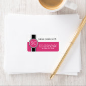 ピパーソナライズされたッフェミニンク白黒蔵書票 ラベル (インサイチュ)