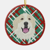 ピパーソナライズされたレ素晴らしネエスバッガー セラミックオーナメント (正面)