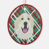 ピパーソナライズされたレ素晴らしネエスバッガー セラミックオーナメント (左)