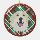 ピパーソナライズされたレ素晴らしネエスバッガー セラミックオーナメント (裏面)