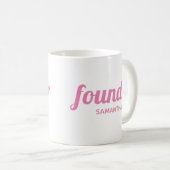 ピパーソナライズされたンクモダンプロフェッショナルボス創始者 コーヒーマグカップ (正面右)