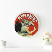 ピパーミント ラージ壁時計 (ホーム)