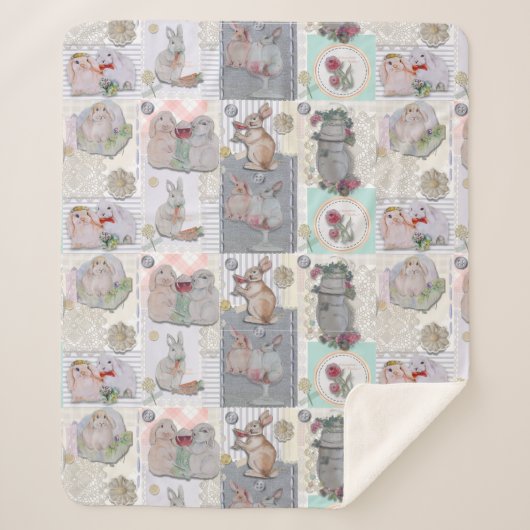 ピパ&マローテーマ シェルパブランケット (正面)