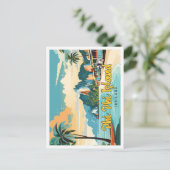 ピピアイランドタイランドヴィンテージアートトラベル ポストカード (スタンド正面)