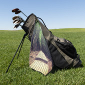 ピファイヤトレイルバンブーフォレストマウイハワイHALEAKALA ゴルフタオル (グリーン)