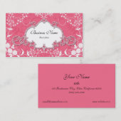 ピファンシーンクビクトリアンスタイルヴィンテージ名刺 名刺 (正面/裏面)