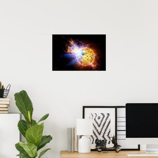 ピプチーク星が巨大フレアNASAを解放 ポスター (ホームオフィス)