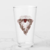 ピベリーハートリースマグ タンブラーグラス (正面)