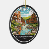 ピペストーンナショナルモニュメントミネソタサークル セラミックオーナメント (右)