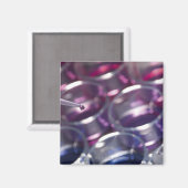 ピペットと流体を使ったペトリ皿 マグネット (正面/裏面)