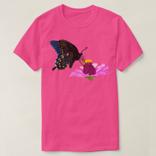 ピペバインアゲハチョウバタフライ1 Tシャツ (デザイン正面)