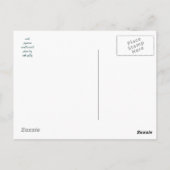 ピペバインアゲハチョウ蝶はがき ポストカード (裏面)