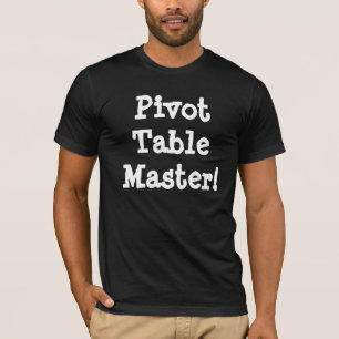 ピボットテーブルのマスター! Tシャツ