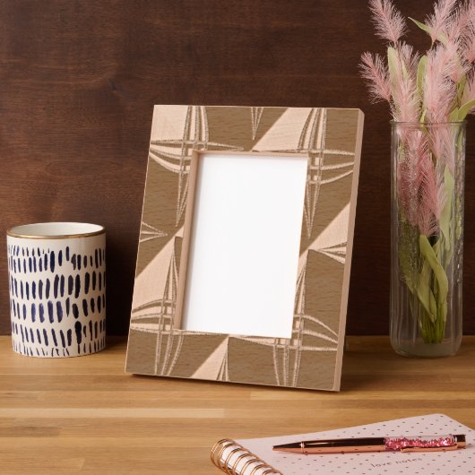 「ピボット」 5 x 7レーザー刻印写真枠 レーザー彫刻フレーム (左)