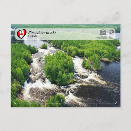 ピマチオウィン・アキ世界遺産 ポストカード (正面)