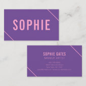 ピミニマルッモダンクと紫 名刺 (正面/裏面)