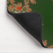 ピメントのオリーブ色の二重螺線形のマウスパッド マウスパッド (コーナー)