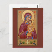 ピメンマザーオブゴッド祈りの言葉カード ポストカード (正面/裏面)