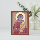 ピメンマザーオブゴッド祈りの言葉カード ポストカード (スタンド正面)