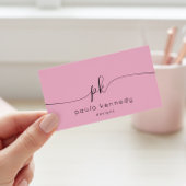 ピモダンエレガントミニマルンク単像 名刺