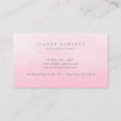 ピモダンッかわいらしクグラデーション美しい又はプロフェッショナル 名刺 (裏面)